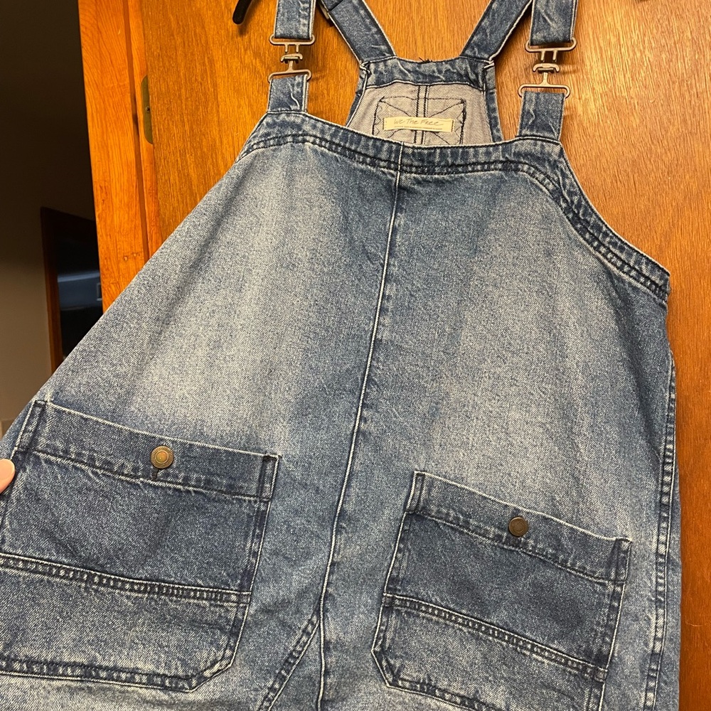 We The Free Denim Overall Dress